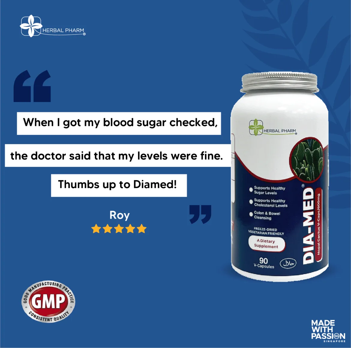 Dia-Med Nopal Cactus (90 V-Capsules) - Image 4