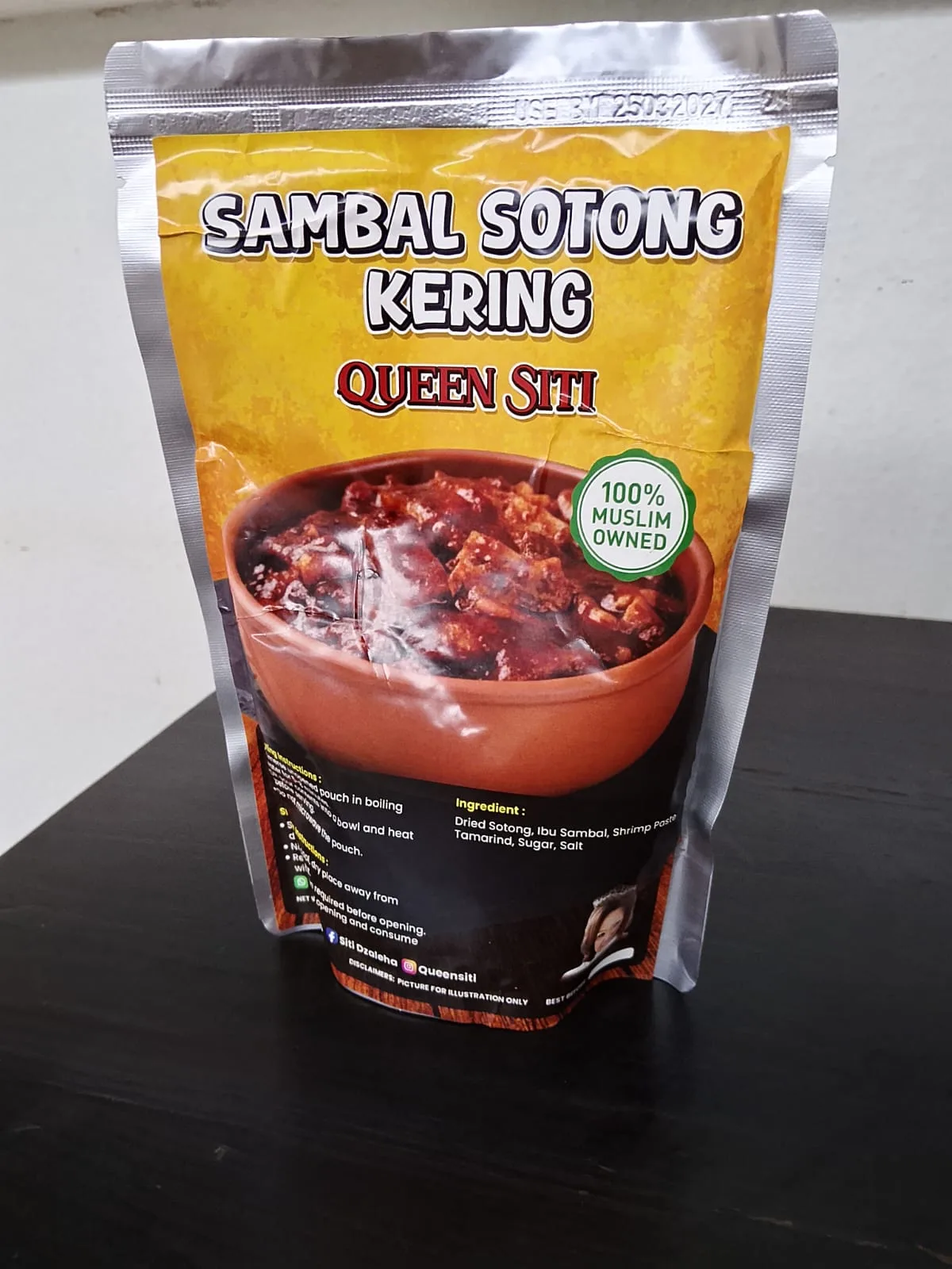 Sambal Sotong Kering Retort 500gm